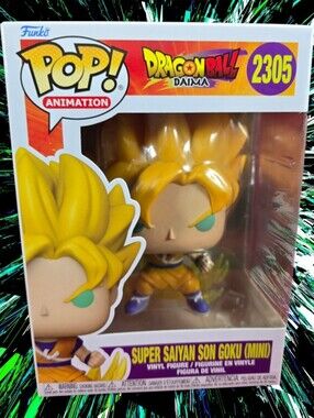 Funko Pop! Animation: Super Saiyan Son Goku Mini # 2305 (Nib) With Pop Protector